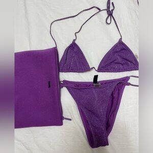 Purple Triangl Bikini